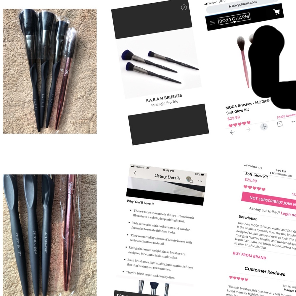 New F.A.R.A.H Midnight Trio set & MODA Soft Glow